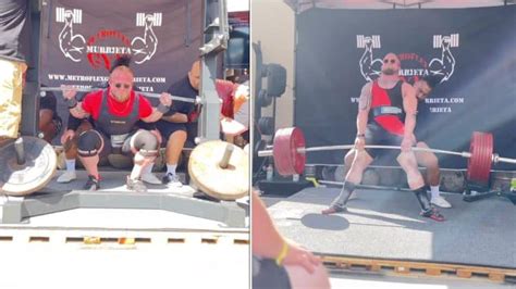 Powerlifter Joe Sullivan (100KG) Sets Huge 386